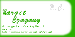 margit czagany business card