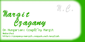 margit czagany business card